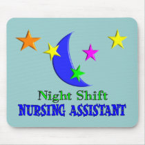 Night Shift Nursing Assistant Mousepad