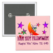 NIght Shift Phlebotomist T-Shirts and Gifts Pin