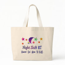 Night shift RT--Funny Respiratory Therapy Gifts Canvas Bags