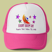 Night Shift RT MOON Stick Man hats