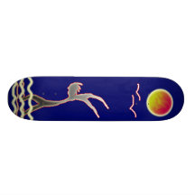 night skate skate deck