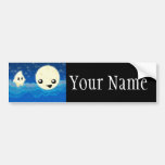 Night Tales Moon and Star Bumper Stickers