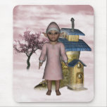 Night time baby boy elf 1 mouse pad