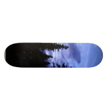 Night Trees Sky Skies Clouds Skateboard