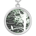 Night Vision Nevermore Raven Silhouette Custom Jewelry