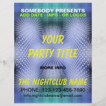 nightclub party flyer
