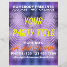 nightclub party flyer