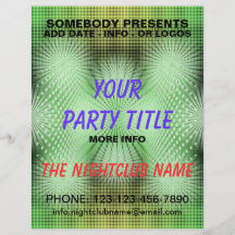 nightclub party flyer