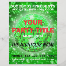 nightclub party flyer