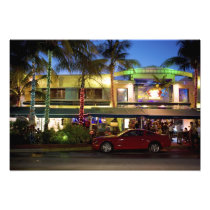 Nightlife on Ocean Drive, South Beach, Miami