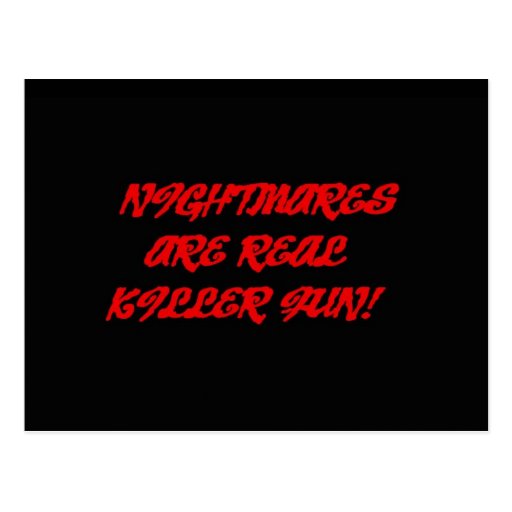 Nightmares! - Postcard