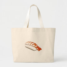 Nigiri Ebi Sushi Canvas Bags