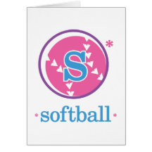 Nika Softball Greeting Cards