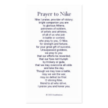 Nike (Victory) Prayer Card Business Card Template