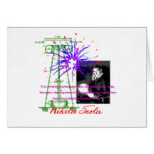 Nikola Tesla Cartes De Vœux