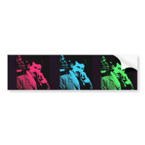 Nikola Tesla Collage Bumper Stickers