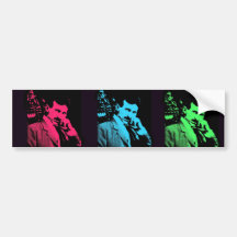 Nikola Tesla Collage Bumper Stickers