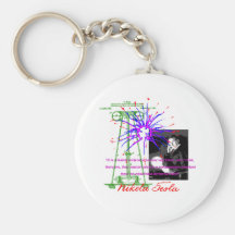 Nikola Tesla Keychain