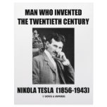 Nikola Tesla Man Who Invented The 20th Century letterhead