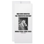 Nikola Tesla Man Who Invented The 20th Century rack cards