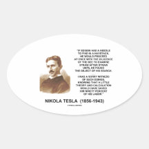 Nikola Tesla Needle In Haystack Theory Calculation Sticker