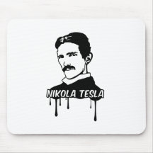 Nikola Tesla (Perfect nerd gift) Mauspads