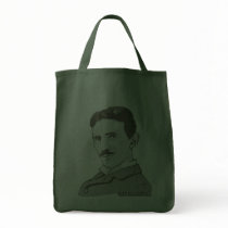 Nikola Tesla Portrait Tote Bag