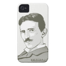 Nikola Tesla Portrait Iphone 4 Covers