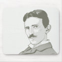 Nikola Tesla Portrait mousepads