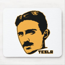 Nikola Tesla Portrait Mousepad
