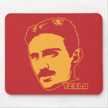 Nikola Tesla Portrait Mousepads
