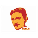 Nikola Tesla Portrait Postcard