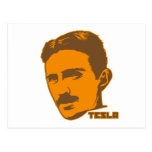 Nikola Tesla Portrait Postcard