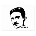 Nikola Tesla Portrait Postcard