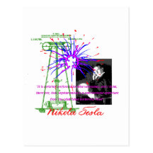 Nikola Tesla Post Cards