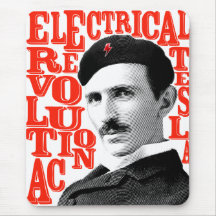 Nikola Tesla revolution Mouse Pad