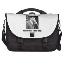 Nikola Tesla The Wizard Of The West Laptop Messenger Bag