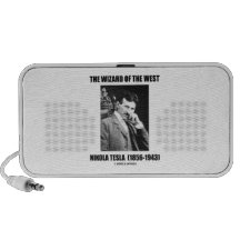 Nikola Tesla The Wizard Of The West Laptop Speakers