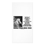 Nikola Tesla Wheelwork Of Nature Kinetic Energy Custom Photo Card