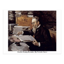Nikolai Rimsky-Korsakov par Valentin Sérov cartes postales