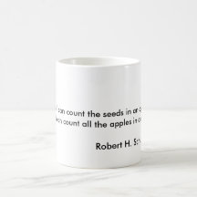 N'importe quel imbécile peut compter les graines d mug à café