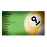 Nine Ball Business Cards