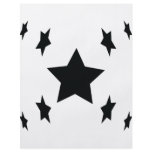 nine black stars icon flyer