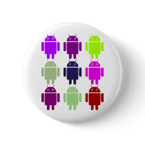 Nine Bug Droids (Android Multiple Purple Colours)