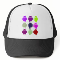 Nine Bug Droids (Android Multiple Purple Colours)