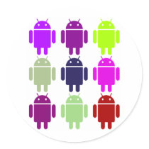 Nine Bug Droids (Android Multiple Purple Colours)