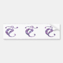 Nine Jewels on NOVINO Artistic Patterns Bumper Stickers