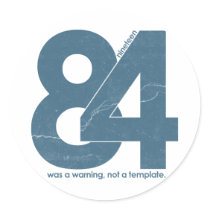 Nineteen eighty Four 1984 stickers