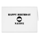 NINJA 2 (2), HAPPY BIRTHDAY, NATIVE GREETING CARDS