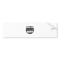 Ninja Aunt bumper stickers